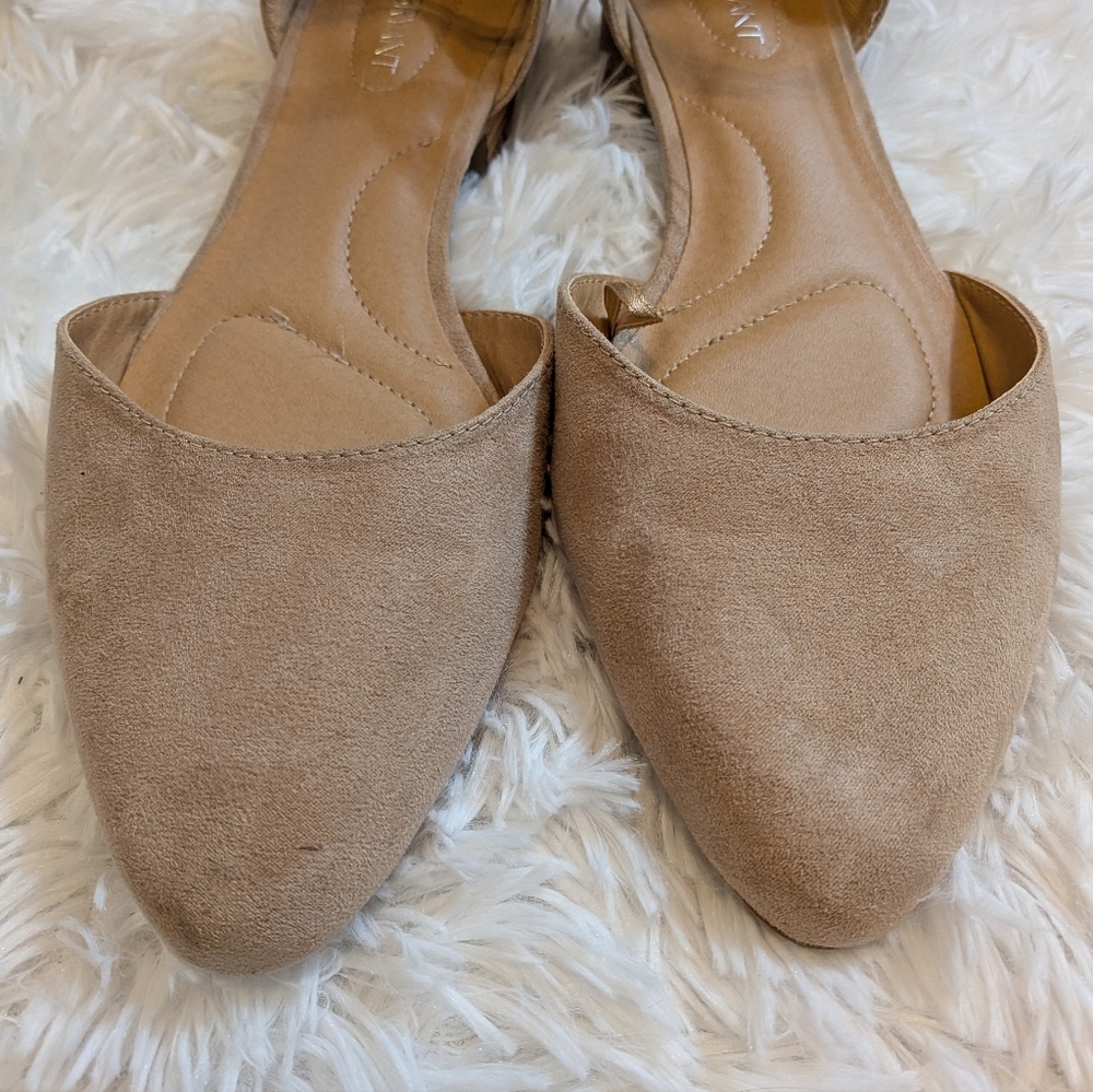 Lane Bryant Tan Ankle Strap Sandals Size 10 - Picture 6 of 9